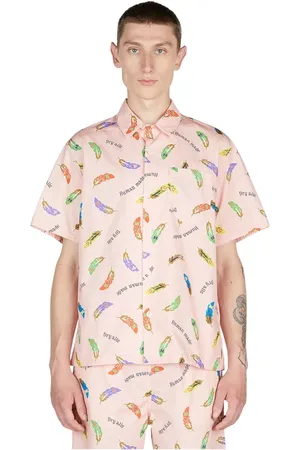 HUMAN MADE Overhemden, Heren, Roze, XL, Katoen, Shirts