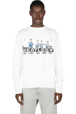 HUMAN MADE Sweatshirts & Hoodies, Heren, Wit, M, Katoen, Beatles Grafische Sweatshirt