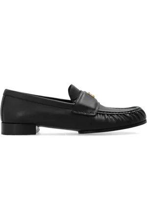 Givenchy Schoenen, Dames, Zwart, 39 EU, Leer, Leren loafers