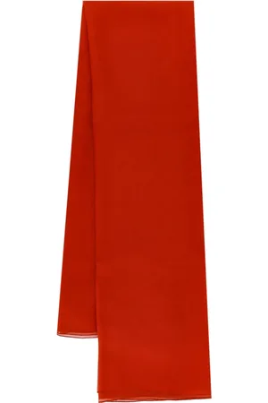 Alberta Ferretti Accessoires, Dames, Bruin, ONE Size, Zijden Sjaal