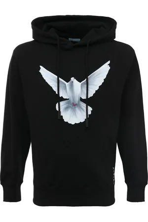 3.Paradis Sweatshirts & Hoodies, Heren, Zwart, L, Zwarte Sweaters voor Mannen