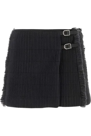 Durazzi Milano Rokken, Dames, Zwart, M, Polyester, Zwarte stretch mini rok