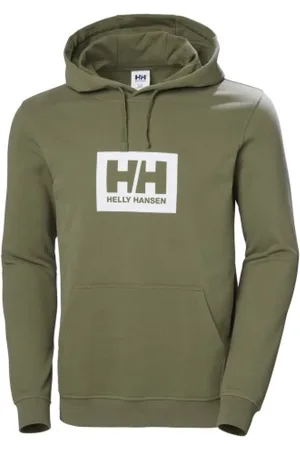Helly Hansen Sweatshirts & Hoodies, Heren, Groen, M, Katoen, Heren Katoenen Sweatshirt