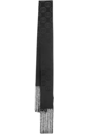 Gucci Pre-owned, Dames, Zwart, ONE Size, Pre-owned Silk scarves