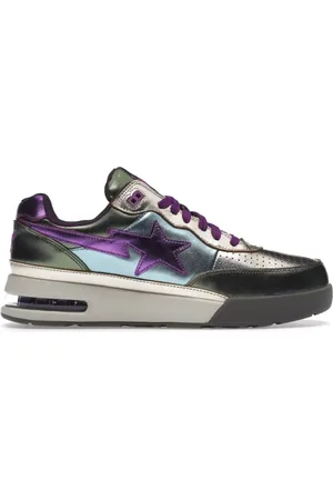 A Bathing Ape Schoenen, Heren, Veelkleurig, 42 EU, Groene Road Sta Sneakers