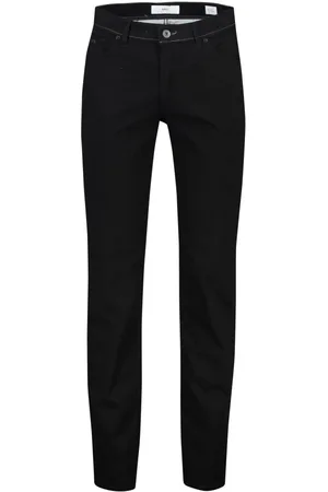 Brax Jeans, Heren, Zwart, W32 L34, Denim, Zwarte denim jeans