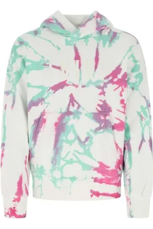 AMIRI Sweatshirts & Hoodies, Heren, Veelkleurig, L, Katoen, Witte Katoenen Sweatshirt met Logodetail
