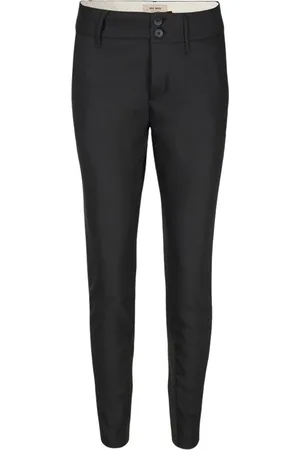 Mos Mosh Broeken, Dames, Zwart, L, Katoen, Blake Night Broek