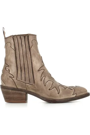 SARTORE Schoenen, Dames, Bruin, 36 EU, Rope Leren Texaanse Cowboylaarzen