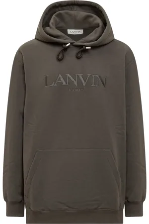 Lanvin Sweatshirts & Hoodies, Heren, Groen, L, Katoen, Oversized Hoodie