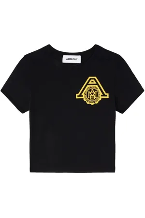 AMBUSH Tops, Dames, Zwart, S, Stijlvolle Beurs T-shirt