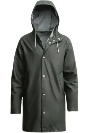 Stutterheim Jassen, unisex, Groen, XL, Katoen, Regenjas