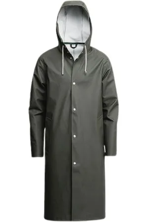 Stutterheim Jassen, unisex, Groen, 2Xs, Katoen, Regenjas
