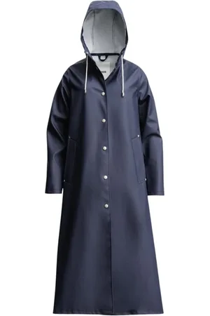 Stutterheim Jassen, Dames, Blauw, XS, Leer, Regenjas