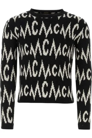MCM Truien, Heren, Zwart, M, Kasjmier, Zwarte Kasjmiermix Trui