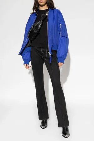 Alexander Wang Sweatshirts & Hoodies, Dames, Zwart, S, Katoen, Sweatshirts