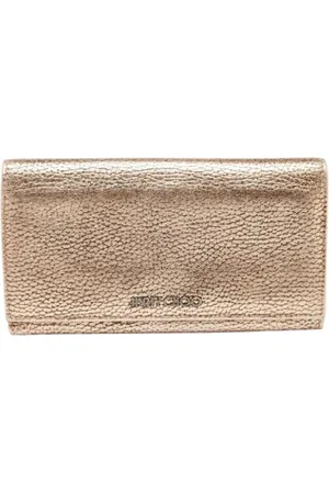 Jimmy Choo Pre-owned, Dames, Grijs, ONE Size, Tweedehands leren portemonnees