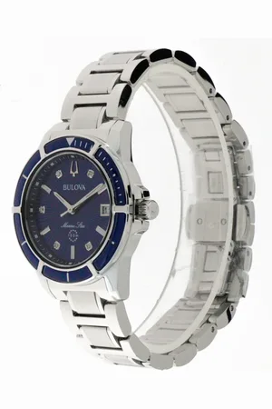 BULOVA Accessoires, Dames, Blauw, ONE Size, Marine Star Lady Quartz Horloge