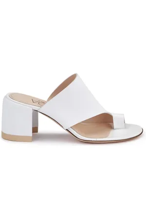 AGL ATTILIO GIUSTI LEOMBRUNI Schoenen, Dames, Wit, 40 EU, Leer, Hoge Hak Sandalen