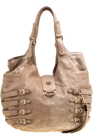 Jimmy Choo Pre-owned, Dames, , ONE Size, Tweed, Tweedehands leren handtassen