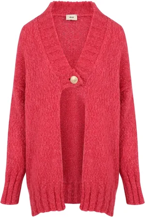 AKEP Truien, Dames, Roze, S, Fuchsia Cardigan Cardigan