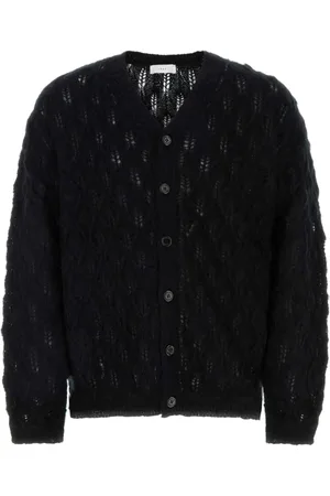 1989 STUDIO Truien, Heren, Zwart, S, Wol, Cardigan