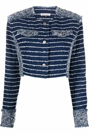 KRIZIA Truien, Dames, Blauw, S, Katoen, Cardigan