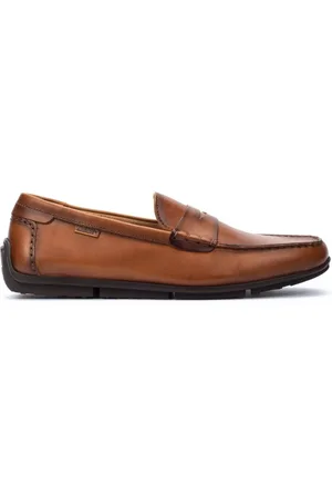 Pikolinos Schoenen, Heren, Bruin, 46 EU, Elegante Conil Leren Loafer voor Heren