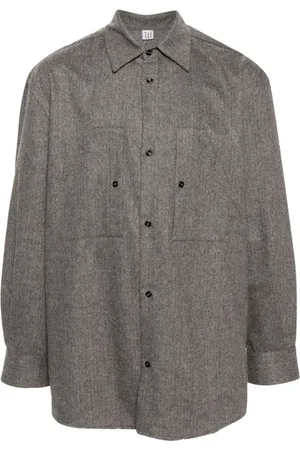 Winnie NY Overhemden, Heren, Grijs, L, Casual Shirts