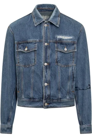NICK FOUQUET Jassen, Heren, Blauw, M, Denim, JAS - Giubbini