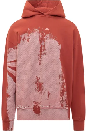 A-cold-wall* Sweatshirts & Hoodies, Heren, Veelkleurig, S, Herenhoodie met penseelstreek effect