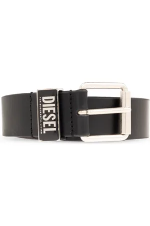 Diesel Accessoires, Heren, Zwart, 95 CM, Leer, B-Glossy Loop Riem