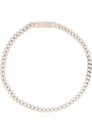 Dsquared2 Accessoires, Heren, Grijs, ONE Size, Ketting met Logo