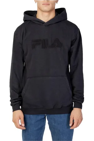 Fila Sweatshirts & Hoodies, Heren, Blauw, L, Katoen, Blauwe Hoodie