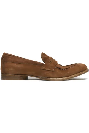 HUNDRED 100 Schoenen, Dames, Bruin, 40 EU, Suède, Roest Suede Moccasins voor Dames
