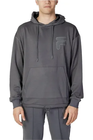 Fila Sweatshirts & Hoodies, Heren, Grijs, S, Polyester, Grijze hoodie met lange mouwen