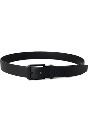 Antony Morato Accessoires, Heren, Zwart, M, Zwarte Riem met gespsluiting