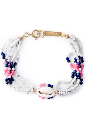 Isabel Marant Accessoires, Dames, Wit, ONE Size, Malebo Stenen Armband