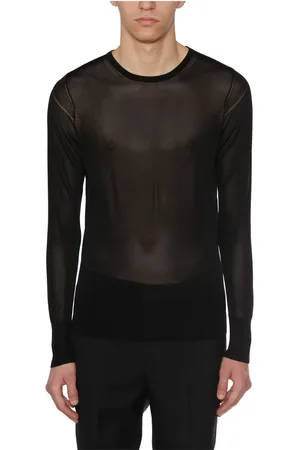 SAPIO Tops, Heren, Zwart, M, Ronde Hals Trui N22