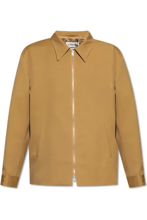 Lanvin Jassen, Heren, Bruin, L, Wol, Wollen Jas