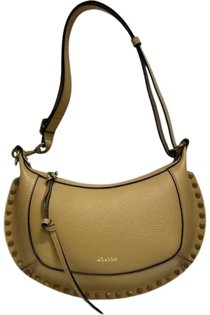 Isabel Marant Tassen, Dames, , ONE Size, Leer, Oskan Moon Schoudertas met Studs