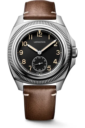 Longines Accessoires, Dames, Zwart, ONE Size, Pilot Majetek Horloge