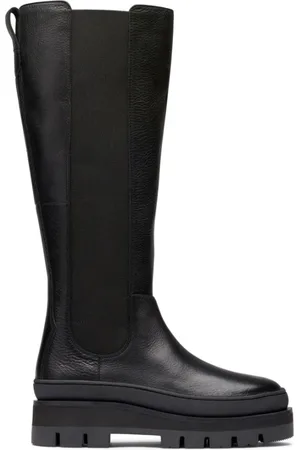 Clarks Schoenen, Dames, Zwart, 38 EU, Zwarte Hoge Laarzenjes voor Dames