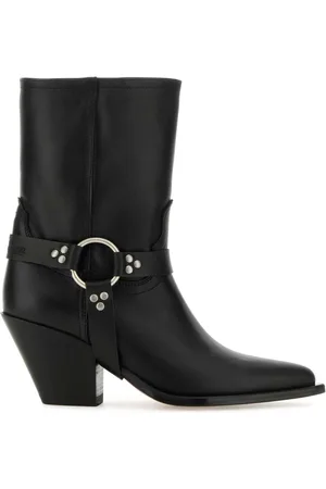 SONORA Schoenen, Dames, Zwart, 36 EU, Leer, Zwarte Atoka Enkellaarzen