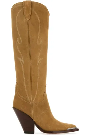 SONORA Schoenen, Dames, Bruin, 36 EU, Suède, Rancho Camel Suède Laarzen