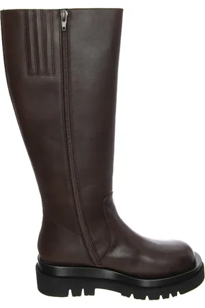 Jeffrey Campbell Schoenen, Dames, Bruin, 40 EU, Leer, Hoge Laarzen