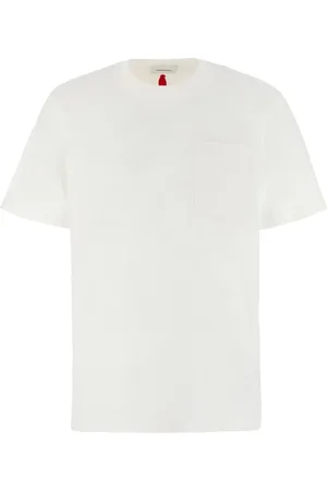 Salvatore Ferragamo Tops, Heren, Wit, S, Katoen, Klassiek T-shirt