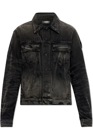 AMIRI Jassen, Heren, Grijs, M, Katoen, Spijkerjas