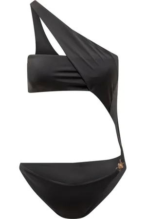 VERSACE Badkleding, Dames, Zwart, L, Eendelig badpak
