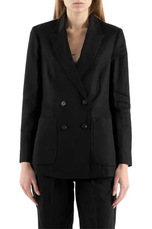 TELA Jassen, Dames, Zwart, S, Jassen